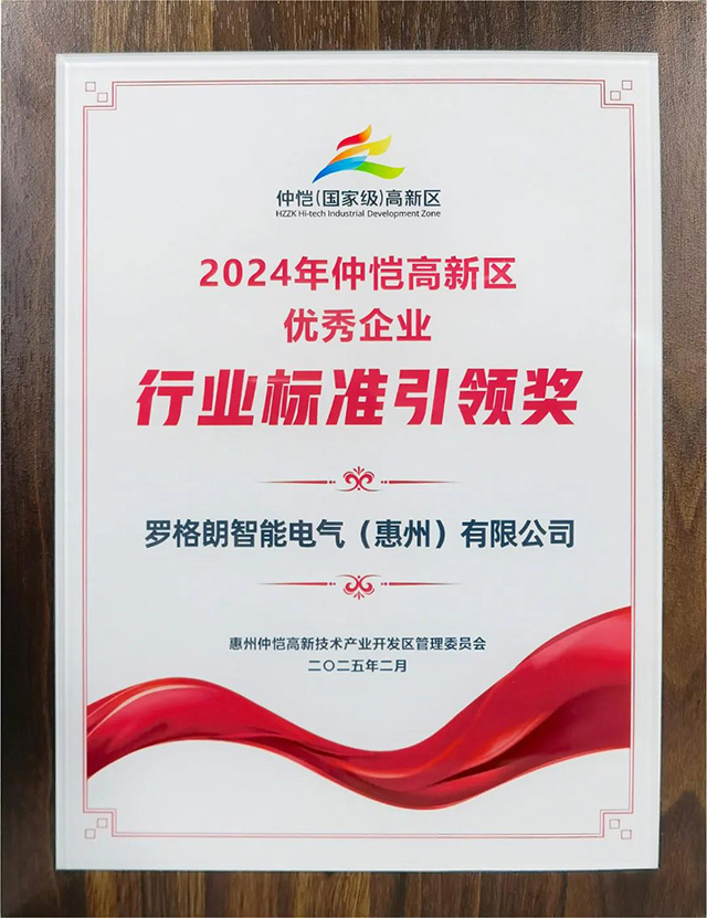 行(xíng)業(yè)标準引領獎